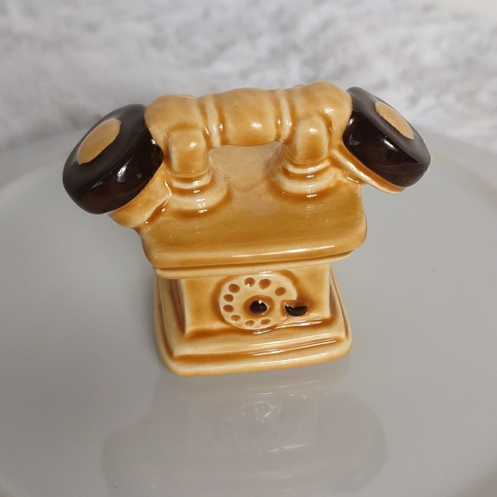 Vtg. Goebel Miniature Porcelain Telephone
